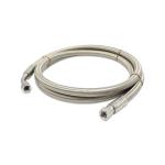 3/8" DN10 Resist High Tempereture Braided PTFE Hose Stainless Steel