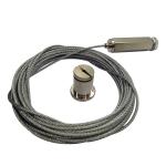 Cable Suspension Assembly Hanging Steel Wire Rope Stopper Ceiling Attachment For