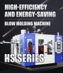 HS Series Extrusion Blow Molding Machine 21kw Double Station Fully Automatic