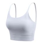 ODM Womens Longline Sports Bra With Padding Spandex Material