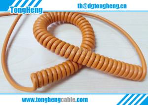 Wholesale High Molecular Compound Made TPU Coil Cable from china suppliers