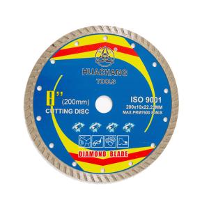Wholesale High Quality Hot Press 8inch '200×1.6/2.6×10×22.23mm Porcelain Diamond Blade 65Mn Steel Body With Long Cutting Life from china suppliers