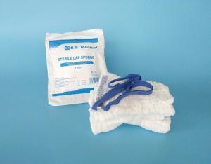Wholesale 100% Cotton Ce/ISO Surgical Abdominal Pad Gauze Lap Sponges X-ray Detectable from china suppliers
