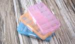 home organizers useful plastic 15 slots adjustable storage jewelry case boxes
