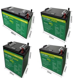 Wholesale 12V 24V LiFePO4 Battery Pack 100A 200A With Plastic Shell from china suppliers