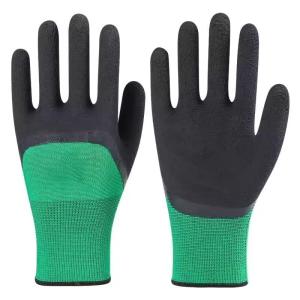 Wholesale Nitrile Coated Nylon / Polyester Safety Gloves En388 4131 Standard Safety Hand Work Gloves from china suppliers
