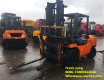 Durable Used Diesel Forklift Truck , Used Warehouse Forklift No Oil Leak