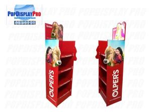 Wholesale LED Lighting Poster POS Shelf Display Stands 4 Shelving Holding Strength 100KGS For Milk from china suppliers