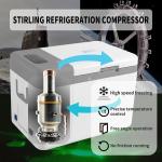 Stirling Cooling System 25L Upright Ultra Low Freezer for Low Temperature
