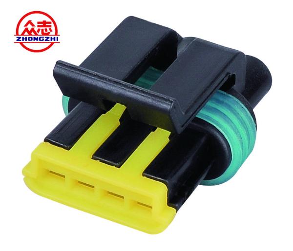 4 Pin Weatherproof Automotive Electrical Connectors IP69K Watertight Wire