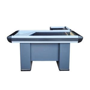 Wholesale Customizable Durability Supermarket Checkout Counter Stainless Steel Table Cold Rolled Steel Cabinet from china suppliers