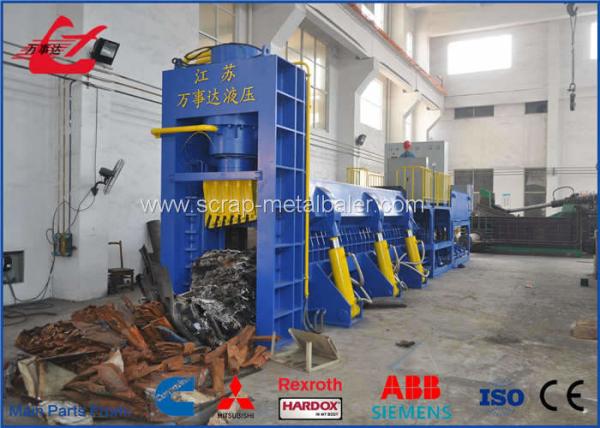 83kW Metal Scrap Shearing Press Machine , Used Scrap Metal Shear WANSHIDA Y83Q