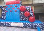 Floating Blow Up Water Obstacle Course Wind Resistant Easy Assembly