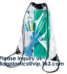 Promotion Small Cloth Gift Clear Pvc Drawstring Backpack Bag,Fashion Transparent