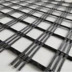 50kn Biaxial Fiberglass Composite Geogrids for Global Sale in Asphalt Reinforcem