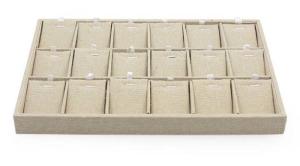 Wholesale Manmade Jewelry Organizer Trays 35*25*2.5cm Dimension Customized Compartment Trays from china suppliers