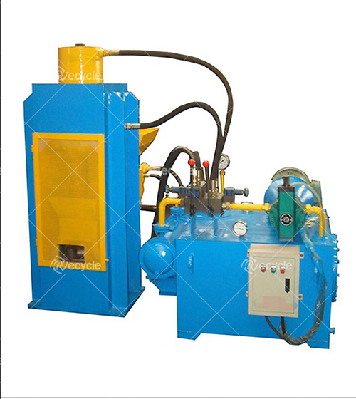 300KGS/H Metal Powder Press Machine , Vertical Hydraulic Scrap Aluminum Baler