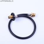 15 ft Hose Black Upper LPG Propane Brass Adapter Hose Kit for Motorhomes Tank RV