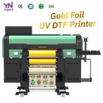 Golden Supplier Impresora UV DTF I3200 Head A1 UV DTF Printer with Gold Foil