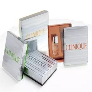 Wholesale custom perfume packaging box cosmetics perfume gift paper box with flocking tray from china suppliers