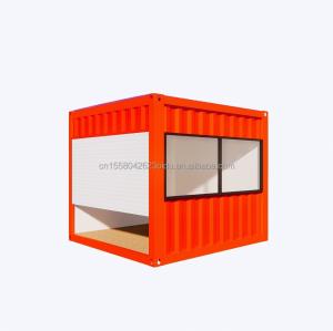 Wholesale 20ft Mini Store Container Coffee Shop Bar Fast Food Restaurant Convenience Store Kiosk Booth with Aluminum Alloy Windows from china suppliers