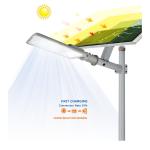 Solar LED Street Lights 30W 60W 100W Dimmable Light Sensor Security Lights