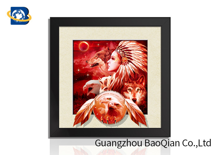 Eco - Friendly 30 X 40 Cm 3D Lenticular Pictures / Custom Lenticular Printing