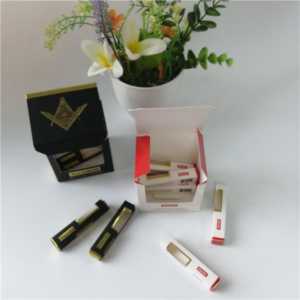 Clear Window Packaging Paper Box Hot Foil Stamping Logo Printed For Packing Gift
