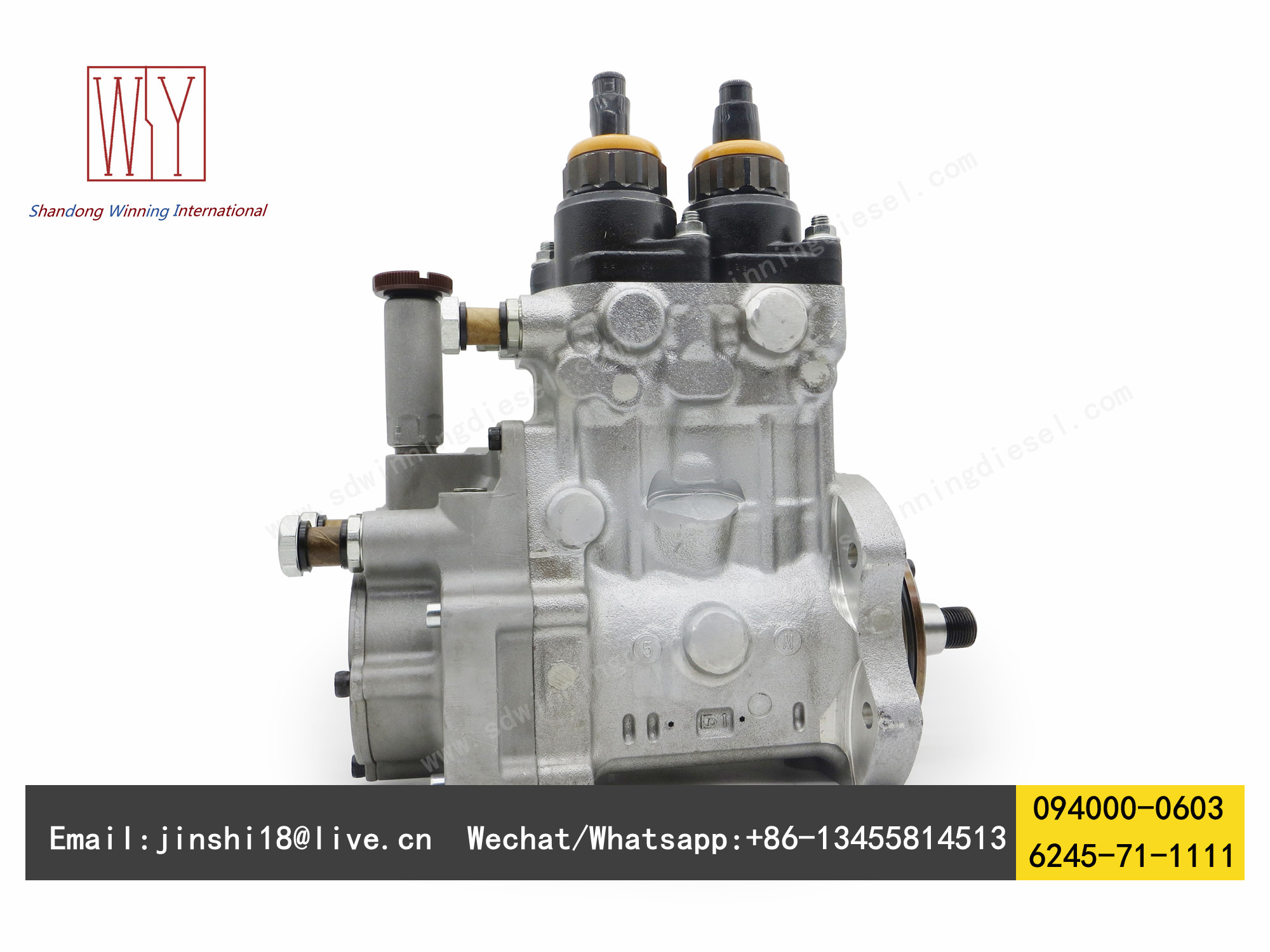 GENUINE AND BRAND NEW DIESEL FUEL PUMP 094000-0603, 6245-71-1111 FOR 6D 170 ENGINE