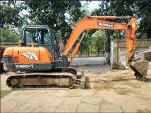 Wholesale 4 Cylinders 6 Ton Mini Used Doosan Excavator DH60-7 With Low Working Hours from china suppliers