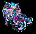 future motor Operated Video Game Machine Motor Car Racing Driving Simulator