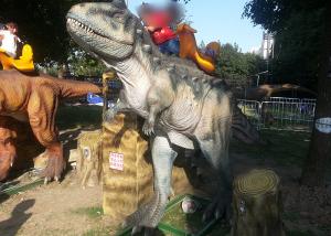 Wholesale Silicon Dioxide Sit And Ride Dinosaur , Childrens Sit On Dinosaur Head Moving Left To Right from china suppliers