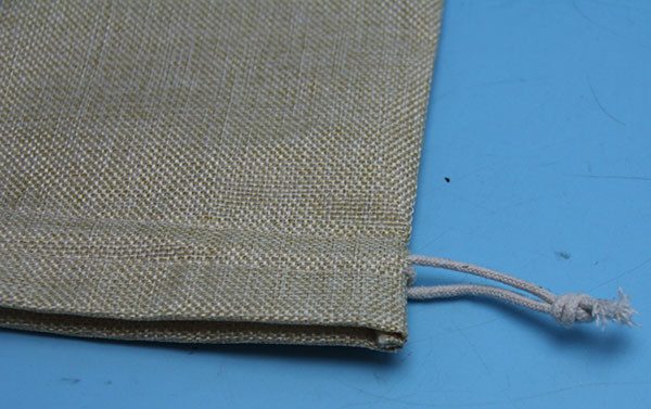 Coffee Beads Jute / Linen 10cm Width Reusable Drawstring Bags