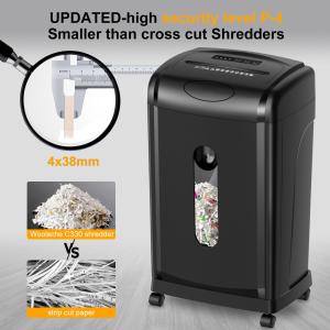 Wholesale 225mm Cross Cut Heavy Duty Paper Shredder Machine With Overheat Indication from china suppliers