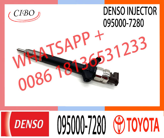 Diesel injector 23670-09210 DCRI107640 Factory Supplying Top Quality Common Rail Injector 0950007280 095000-7280