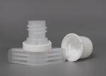 1mm Thickness Easy Pour Plastic Spout Caps With Safety Ring / Baby Food Pouch