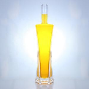 Wholesale 750ml Hexagonal Super Flint Material Cork Sealing Type Glass Bottle for Liquor from china suppliers