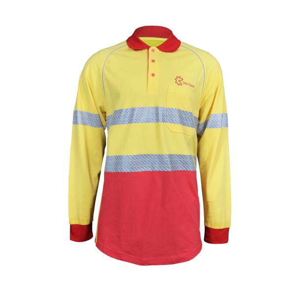 Longsleeve Summer Safety Cotton Breathable Unisex Construction Workwear
