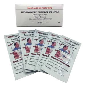 Wholesale High Accuracy Prime Screen Saliva Alcohol Test Strip At Home In 2 Minutes - 25 Tests from china suppliers