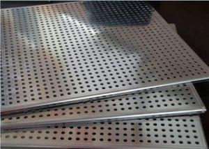 Wholesale 2m 2.44m Perforated Steel Mesh Sheets , 316 Stainless Steel Perforated Sheet from china suppliers