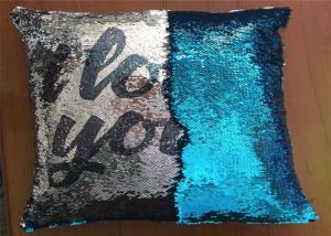 Wholesale Popular Fashion Custom Logo Reversible Sequin Pillow I Love You Word Printing Pillow Cases For Holiday Gifts from china suppliers