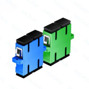 Wholesale PVC Duplex SC APC UPC Adapter 1260nm - 1650nm Wavelength For Telecommunication from china suppliers