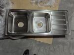 Double Drop In Drainboard Sink Commercial Kitchen Sink With Drainboard