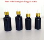 60ml Round Glass Bottle With Dropper OEM Amber Glass Dropper Bottles