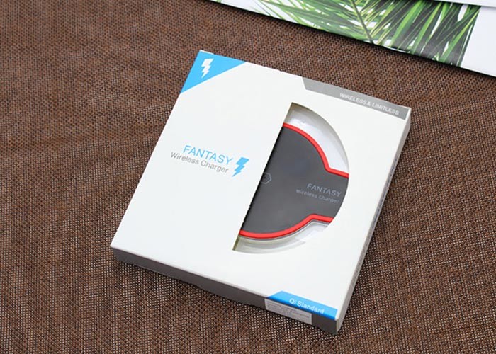 USB C Port ABS Transparent ABS 5W QI Wireless Charging Pad