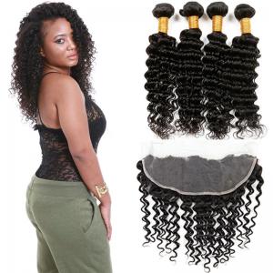 Wholesale Healthy 100 Unprocessed Virgin Brazilian Hair Deep Wave Customized Color from china suppliers