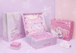 3D Unicorn Crafting Subscription Art Paper Gift Box For Wedding Favor Baby