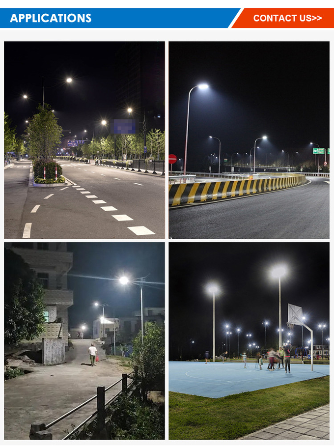 Ip65 Waterproof Street Lamp 50w 100w 150w 200w 250w 300w Led Street Light For Outdoor