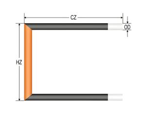 Wholesale M Type SiC Heating element from china suppliers