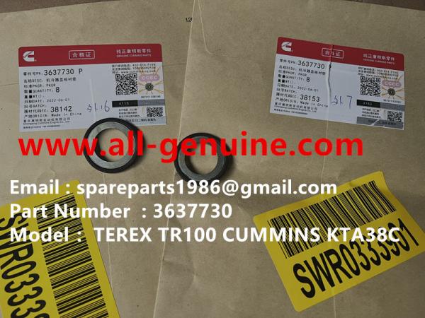 3637730 GASKET TEREX CUMMINS DUMP TRUCK TR50 TR60 TR100 TR70 MINING HAULER OFF